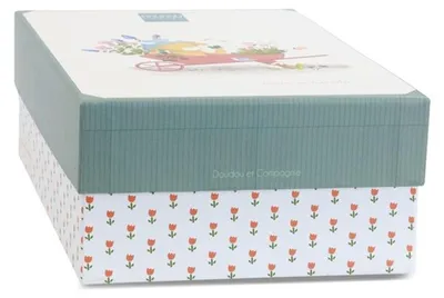 Produktbild von Doudou Geschenkset: Plüschkuh Aneth mit Rassel, 21 cm