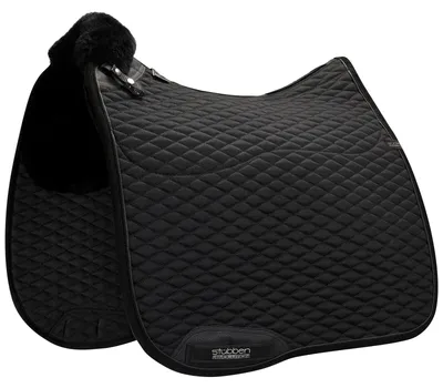 Produktbild von Stübben Schabracke Lammfell Streamline Dressurschabracke Schwarz M