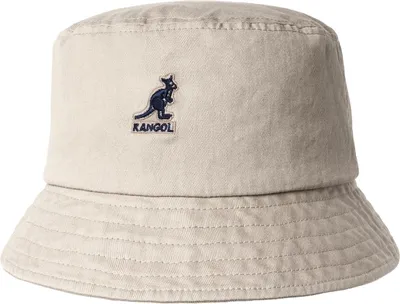 Kangol rollbar Washed Bucket Fischerhut aus reiner Baumwolle in grün