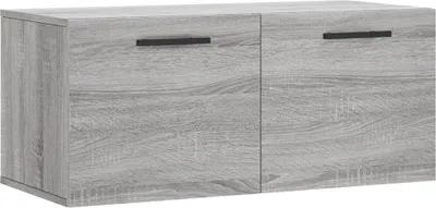 Produktbild von vidaXL Wandschrank Grau Sonoma 80x36,5x35 cm Holzwerkstoff