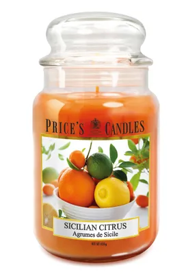 Produktbild von Duftkerze im Bonbonglas Sicilian Citrus PRICES