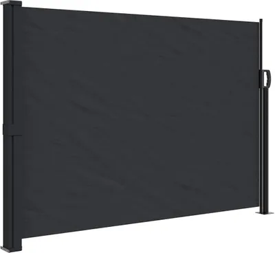Obrázek produktu pro vidaXL Boční výsuvná markýza černá 140x600 cm