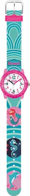 Produktbild von Scout Armbanduhr Meerjungfrau aus Kunststoff, türkis, pink