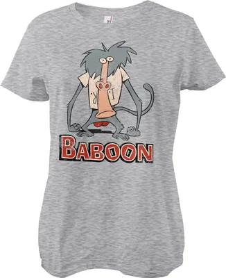 Produktbild von I Am Weasel - Baboon Girly Tee - X-Large - HeatherGrey