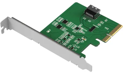 Produktbild von Icy Dock MB408A5 "EXLink" MCIO 4i (SFF-TA-1016) zu PCIe 5.0 x4