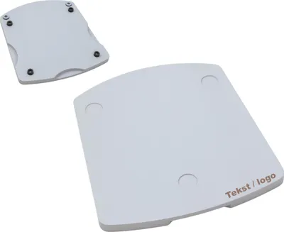 Produktbild von Die Holzbrett Unterlage Für Thermomix Tm5 Tm6, Grau, + Gravur