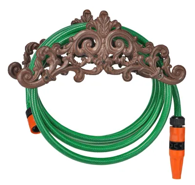 Produktbild von Gartenschlauchhalter aus Gusseisen Schlauchhalter Antik Design