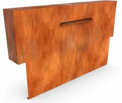 Productafbeelding van Cascadi Cortenstaal Watervalelement op vijver 1000 x 250 x 1200 mm Geroba