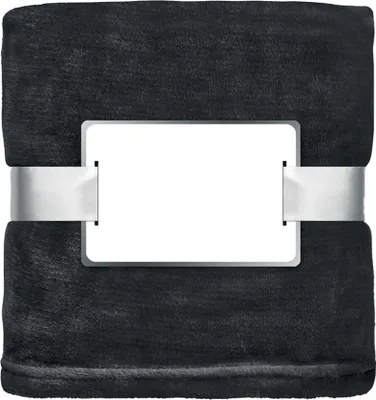 Image de MidOcean - Couverture "Davos", Flanelle MO506 (Taille unique) (Noir)
