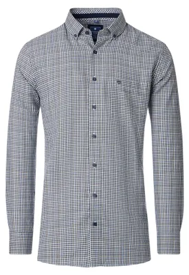 Produktbild von Redmond - Comfort Fit - Herren Langarm Hemd (251060111), Größe:M, Farbe:Beige (200)