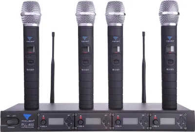 Immagine prodotto di MIK0116-4 Microfono PLL-400 UHF 4 canali (4 microfoni)