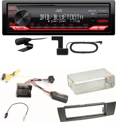 Produktbild von JVC KD-X282DBT Bluetooth Digitalradio Einbauset für BMW E90 E91 E92 E93
