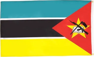 Immagine prodotto di Bandiera del Mozambico - Bandiera del Mozambico - Decorazione - Cuciture resistenti - 150x90 cm - Multicolore