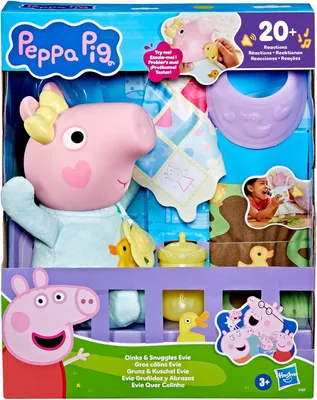 Zdjęcie produktu dla Świnka Peppa Oinks and Snuggles Evie Interaktywna lalka bobas