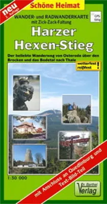 Obrázok produktu pre Cyklistická a turistická mapa Harzer-Hexen-Stieg 1 : 30 000