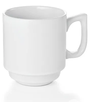 Produktbild von 60x Becher Tasse, 250 ml, weiß, Porzellan, Kaffeetasse