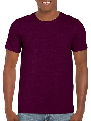 Image de Gildan - T-shirt « Softstyle » pour homme/femme, unie FK2163 (XXL) (bordeaux)