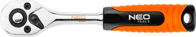 Produktbild von Gerade Ratsche 1/4", 150 mm, 45 Zähne 08-504 NEO