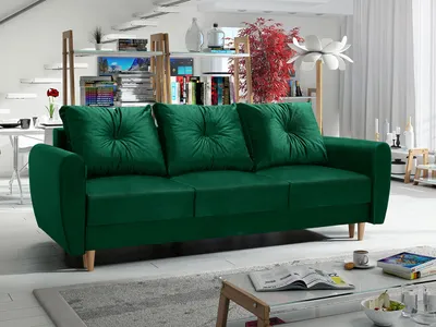 Produktbild von MIRJAN24 Sofa Manstad, Couch mit Bettkasten und Schlaffunktion, Couchgarnitur, Schlafsofa vom Hersteller (Magic Velvet 2225)