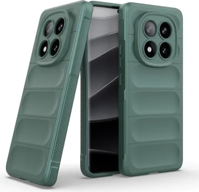 Produktbild von Handy Hülle für Xiaomi Redmi Note 14 Pro+ 5G Grip Case Cover Schutzhülle Softgrip Farbe: Grün