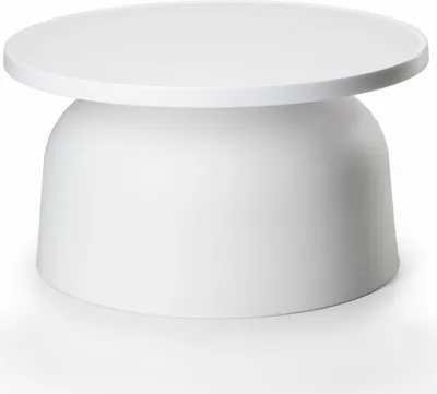 Produktbild von HowHomely | Couchtisch - OTTO2 - Weiß - Modernes Design - Wetterfest und Funktionalität - Wohnzimmertisch
