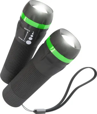 Produktbild von ABSINA 2x LED Taschenlampe Kinder klein & hell - Mini Handlampe mit 60 Lumen & 110m Leuchtweite - Kinder Taschenlampe