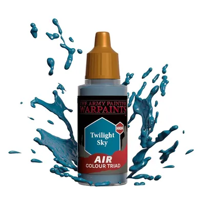 Zdjęcie produktu dla The Army Painter Warpaints Air: Twilight Sky, niebieski, farba akrylowa, płyn, 1 sztuka