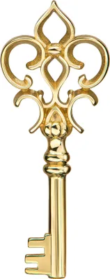 Produktbild von Gold Anhänger Schlüssel zum Herzen Anhänger 333 Gold 8 Karat für Damen Kettenanhänger.