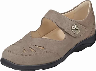 Produktbild von Finn Comfort, Brac-Soft, Damen, Komfort, Rock, Grau, Leder, Neu - Damenschuhe Slipper / Trotteur, Beige