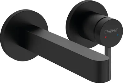 Immagine prodotto di hansgrohe Finoris robinetterie de lavabo monocommande modèle encastré pour montage mural avec bec 16,5 cm, portée 168mm, 76051670, 76051670