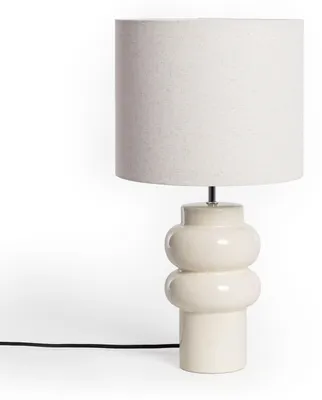 Produktbild von Tischlampe aus Keramik Iker Weiß 510 mm