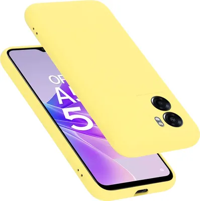 Produktbild von Cadorabo Schutzhülle für Oppo A57 5G / A77 5G / Realme V23 Hülle in Gelb Handyhülle Case Cover TPU Etui