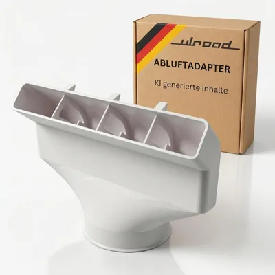 Zdjęcie produktu dla Adapter do okna do klimatyzatora - Ø 150 mm - Redukcja - Tworzywo sztuczne - Okna uchylne