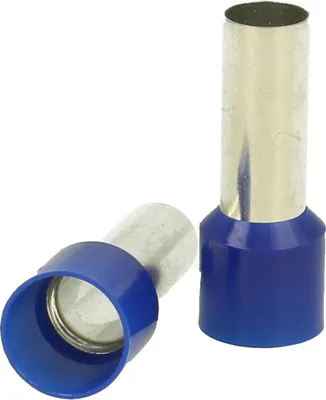 Produktbild von Aderendhülsen DIN 46228 Teil 4 isoliert, Größe L, Farbe Kodierung DIN Querschnitt 50mm² blau - 1 Stück