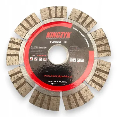 Produktbild von Kinczyk TURBO-C Diamanttrennscheibe 125mm für Beton und Stein