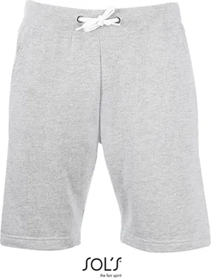 Image de SOLs 01175 | Mens Short June / Pantalon de sport court - Couleur : Grey Melange - Taille : L