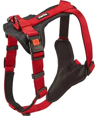 Produktbild von Karlie Art Sportiv Premium Y-Geschirr - Hundegeschirre - Nylon - Rot - 60-76x2,5 cm