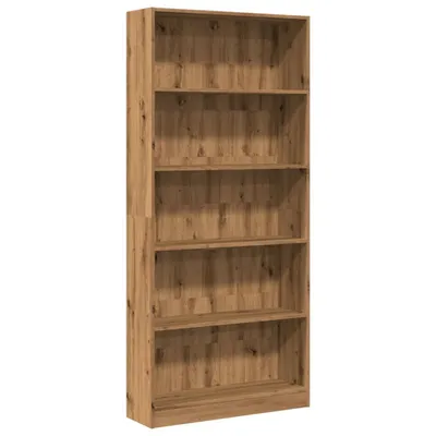 Produktbild von vidaXL Bücherregal Artisan-Eiche 80x24x176 cm Holzwerkstoff