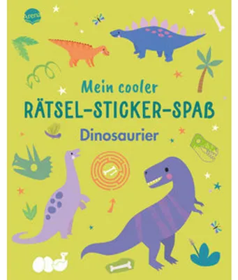 Image de Mein cooler Rätsel-Sticker-Spaß. Dinosaurier