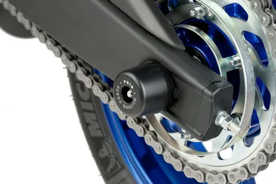 Produktbild von PUIG 8146N Achsprotektor Hinterradschwinge verfügbar fuer Yamaha YZF-R3 2015-2016 schwarz Set