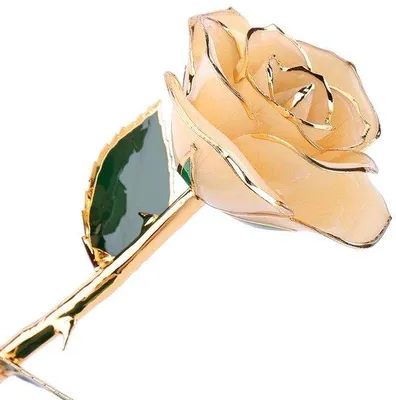 Produktbild von 24-karaats Gold Handgefertigtes Rosenblüten Ornament