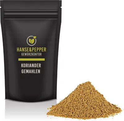 Produktbild von 250g Koriander gemahlen Koriander gemahlen Gourmet 1A Qualität- Greenline Serie