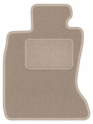 Image de Tapis conducteur en moquette pour BMW Série 7 F01 2008-2015 (xDrive) – 1 pièce, beige, sur mesure – Wielganizator LUX