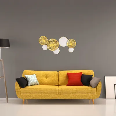 Produktbild von Wallity, Samuray- TNL1844, Bunt, Sonstige Wohndekorationen, 74 x 38 cm, 100% Metall (Dicke: 1