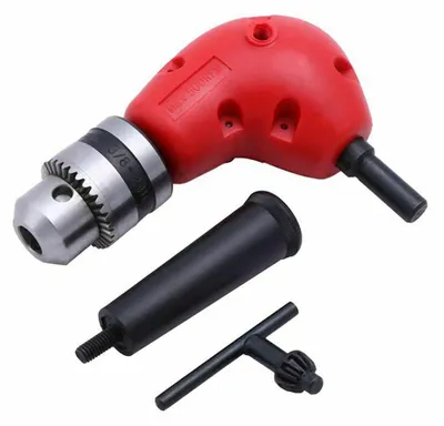 90° Winkelbohrer-Aufsatz 0,8-10 mm, 9,5 mm Schaft