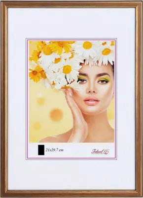 Produktbild von EKO Holz Bilderrahmen Foto Rahmen Holzrahmen Wanddeko Collage Poster S236 - Farbe: Gold | Format: 30x30
