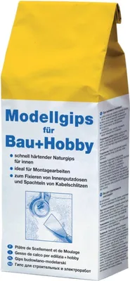 Obrázek produktu pro Modelářská sádra 5kg pytel pro stavebnictví a hobby Decotric