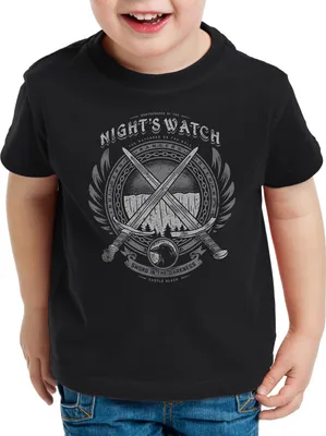 Produktbild von style3 Nachtwache Abzeichen Kinder T-Shirt lied von eis und feuer