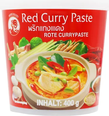 Produktbild von Cock ROTE Currypaste 400g