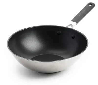 Obrázok produktu pre KitchenAid CC005705-001, Kolo, Wok/panvica na vysmážanie, Čierna, Nerezová oceľ, Keramický, Bakelit, Nerezová oceľ, 3,7 L